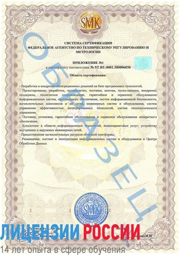 Образец сертификата соответствия (приложение) Красноармейск Сертификат ISO 27001